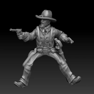 7th Cavalry Rider and Horse 07