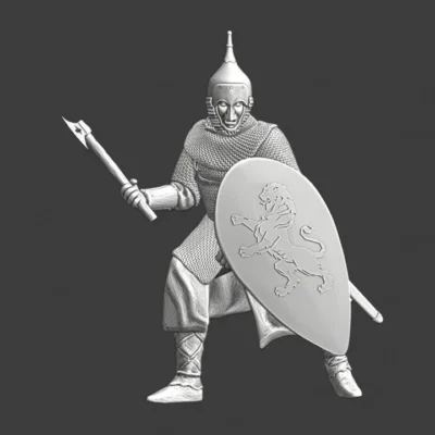 Medieval axe warrior - Baltic tribes - NCM