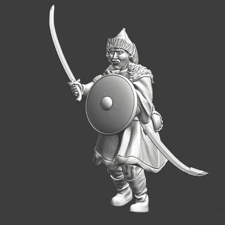 Medieval Mongolian swordsman - NCM