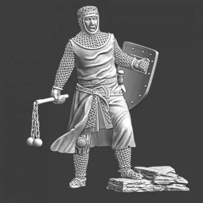 Medieval knight with flail - NCM