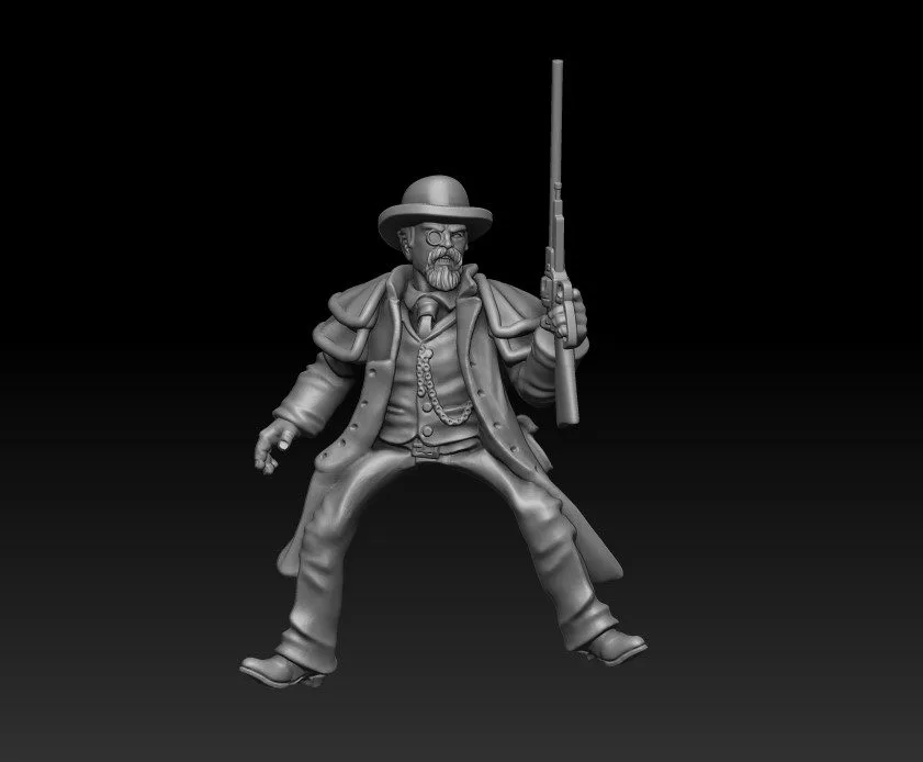 Bounty Hunter Rider and Horse 07