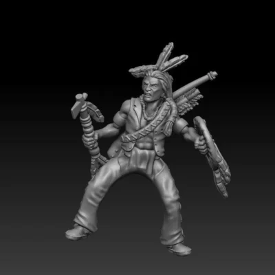 Sioux Rider and Horse 02