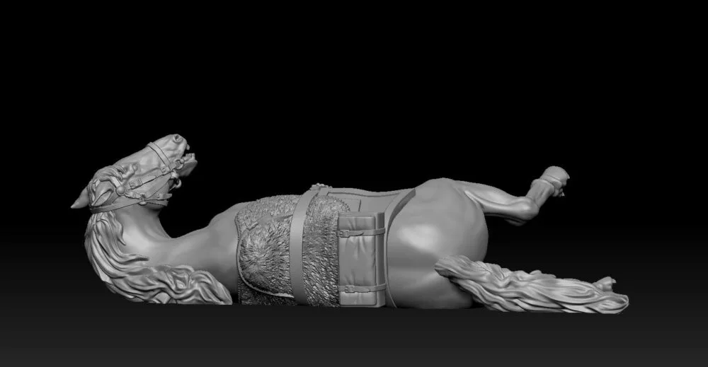 Napoleonic Horse casualty dying v2