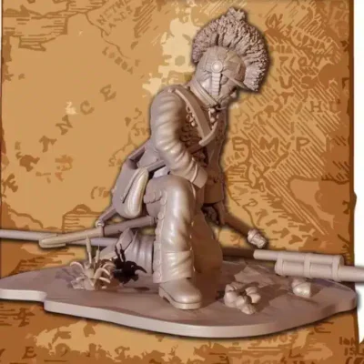 british rocketeer dismounted