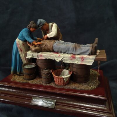 Surgeon at field hospital