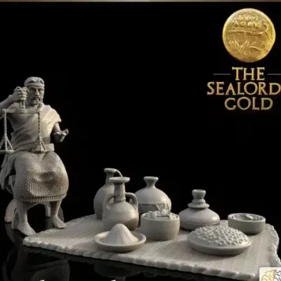 Ancient Phoenician Food Merchant