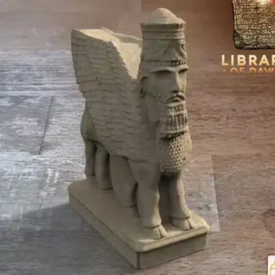 Babylonian Winged Bull - Lamassu
