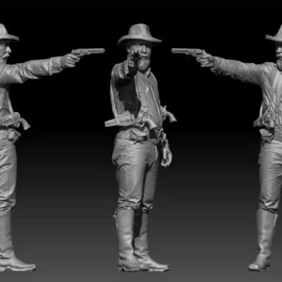 Confederate Bushwhacker with pistol