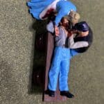 Surgeon at field hospital photo review