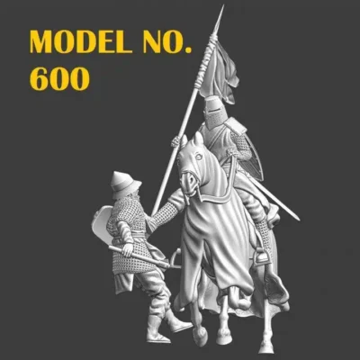 Small battle - Crusader Knight kicking Baltic warrior - NCM