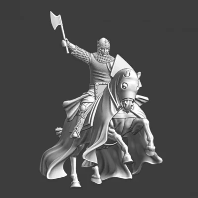 Medieval King Charging - Robert the Bruce - NCM