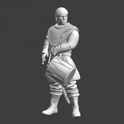 Medieval drummer boy - crusades - NCM