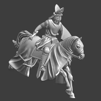 Bishop Hermann von Tartu - Mounted in battle - NCM