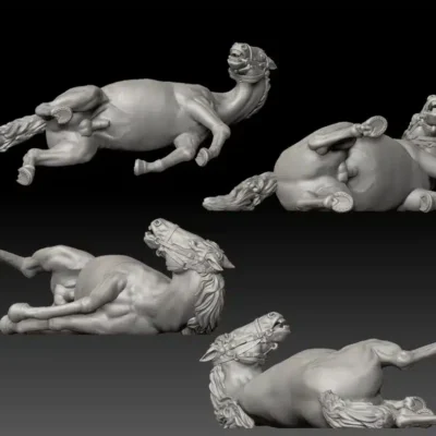 Horse casualty, dying v2