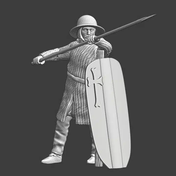 Medieval spearman - Schiltron infantry - NCM