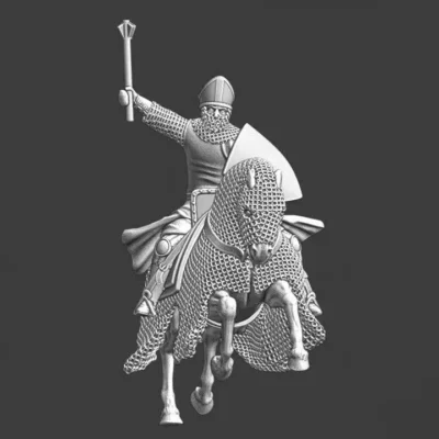 Bishop Herman von Tartu charging - Lake Peipus 1242 - NCM