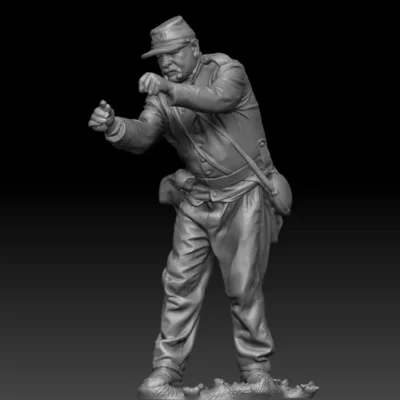 5th Company Washington Artillery preparing cannon