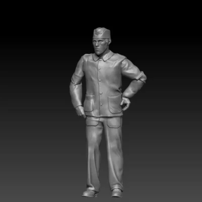 Swedish Air Force mechanic 1940 to 1960 standing about