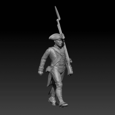 East India Company Marine, young man walking