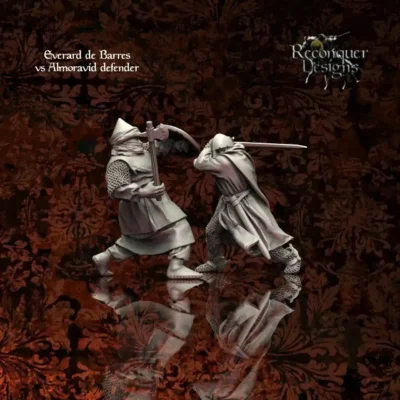 Everard de Barres vs Almoravid defender