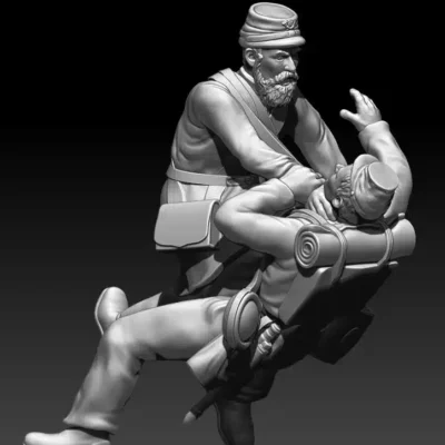 Marine Strangling large beard