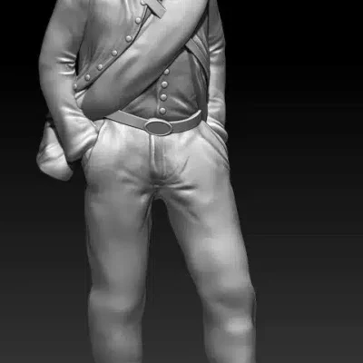 Standing still doing nothing, hat