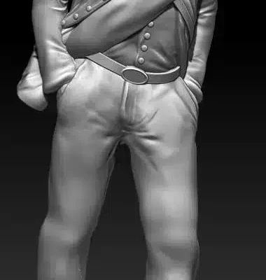 Standing still doing nothing, kepi