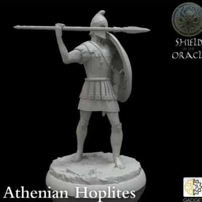 Athenian Hoplite thrusting spear