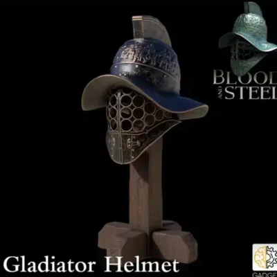 Gladiator Helmet with Stand