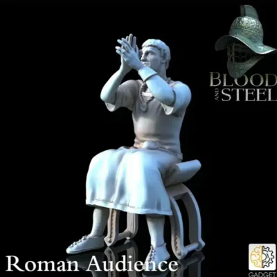 Roman male audience spectator member seated