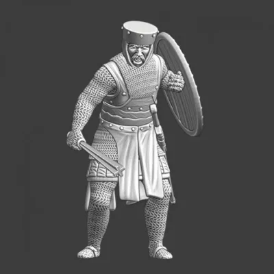 Medieval infantryman with barmace - NCM
