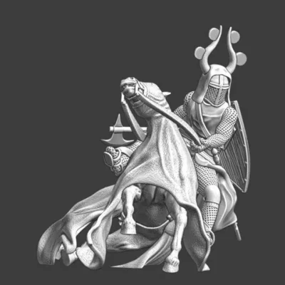 Medieval King downed - Valdemar The Great - NCM