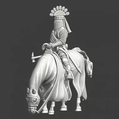 Medieval Polish or German Knight - Mounted - NCM