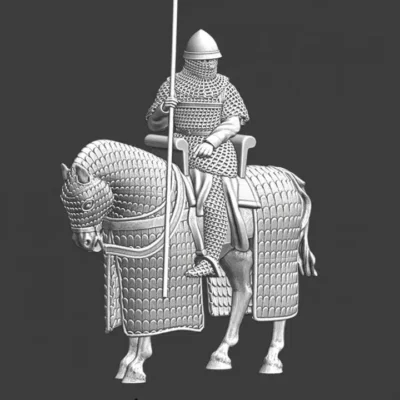 Medieval Byzantine Heavy Cavalry - resting - NCM
