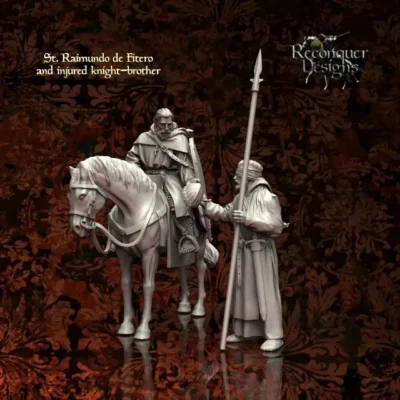 St Ramon de Fitero and injured knight brother