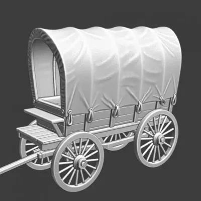 Late medieval covered wagon