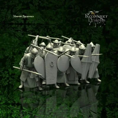 Andalusian Moorish Spearmen, set of 11