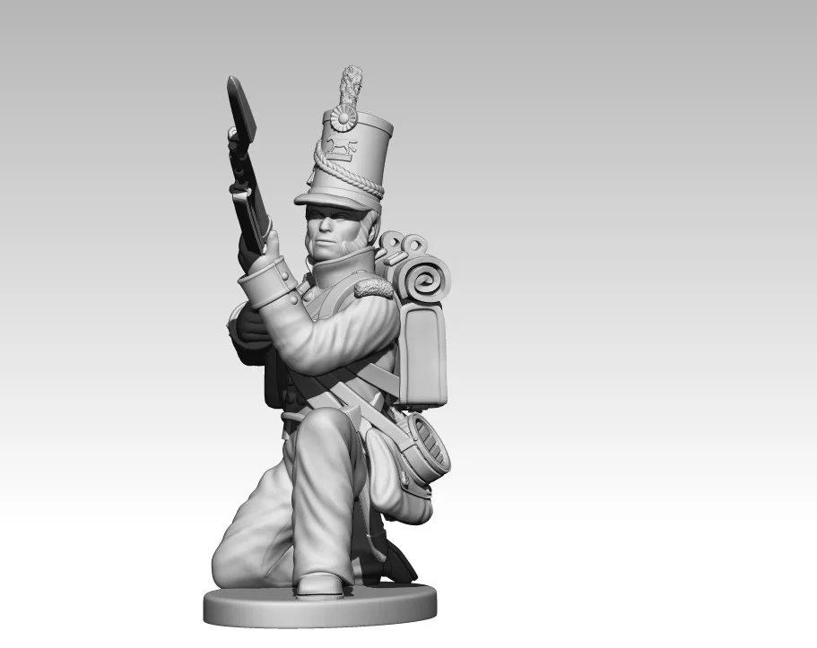 Light Field Battalion Luneburg crouched ready