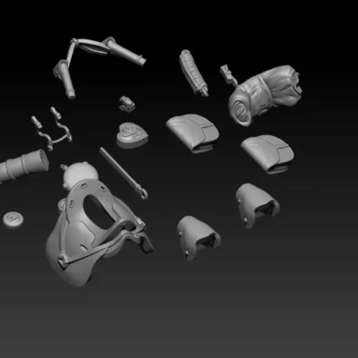 McClellan Saddle tack parts separate details, union