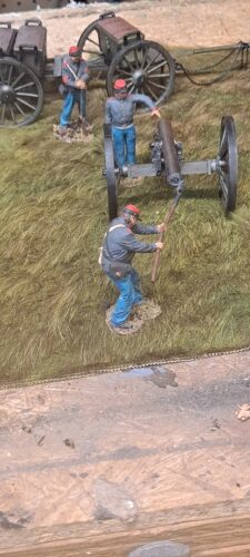 Caisson artillery wagon for American Civil War photo review