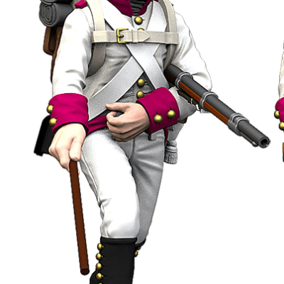 Officer walking of 1st Command order - German Fusiliers 1809 Helmets - Imperial Austrian Army Napoleonic