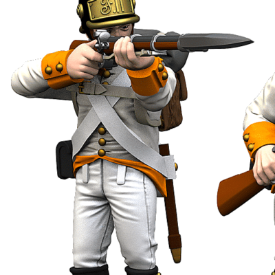 Standing aiming v2 23rd Skirmish Order - German Fusiliers 1809 Helmets - Austrian Napoleonic