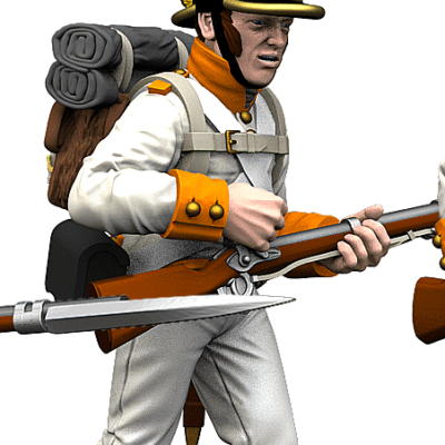 Loading 23rd Skirmish Order - German Fusiliers 1809 Helmets - Austrian Napoleonic