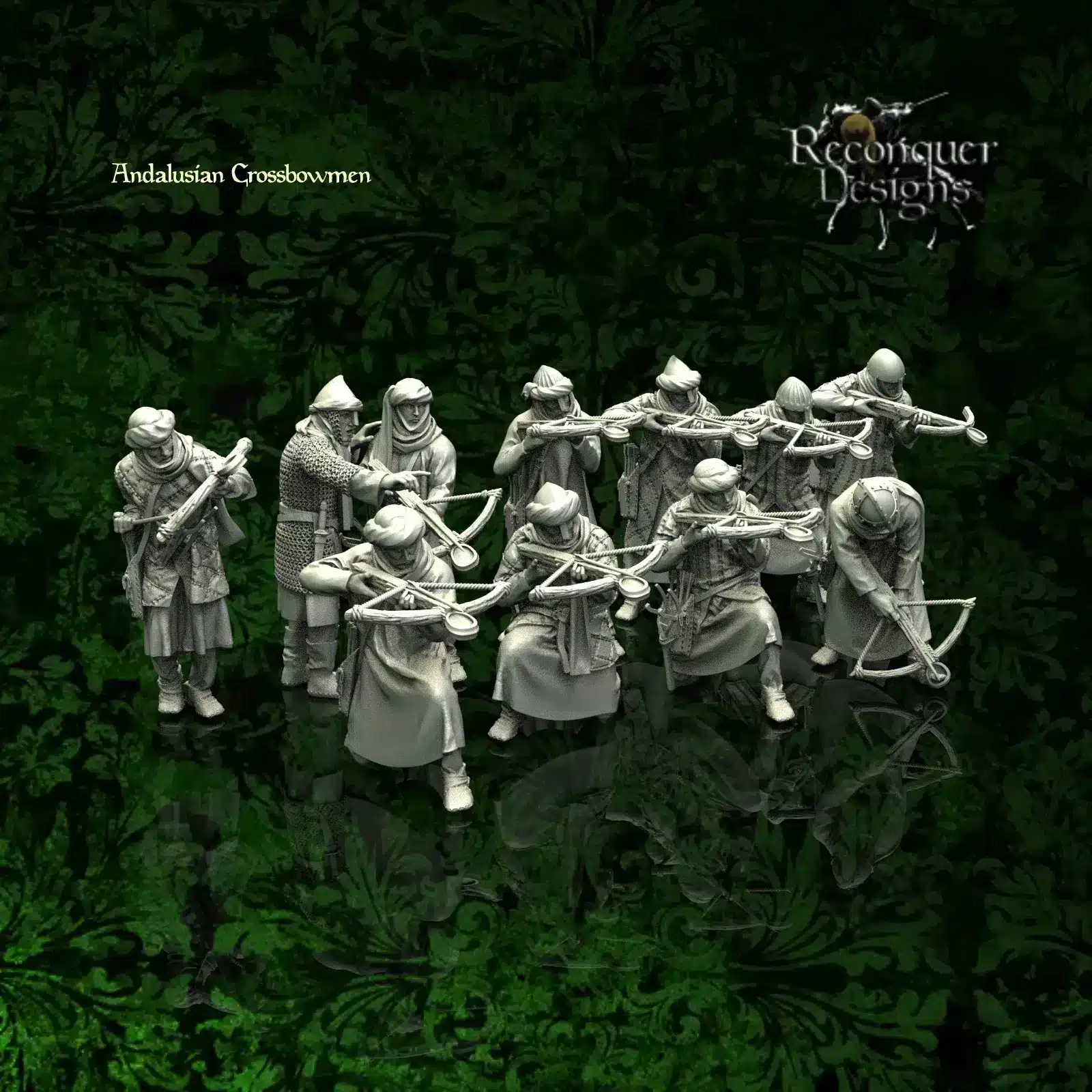 Andalusian Moorish Crossbowmen, set of 11