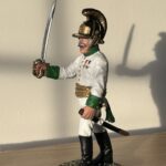 Officer sword drawn in 1st Command order - German Fusiliers 1809 Helmets - Imperial Austrian Army Napoleonic photo review