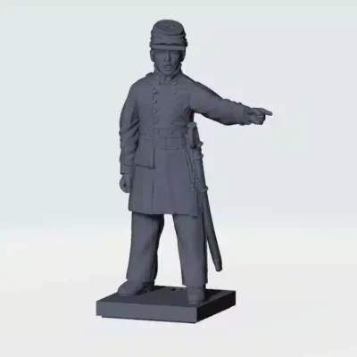 Artillery crew 2 - Confederate Army Officer