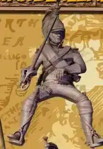 Napoleonic French 11th regiment Cuirassier (without cuirass) - rider B