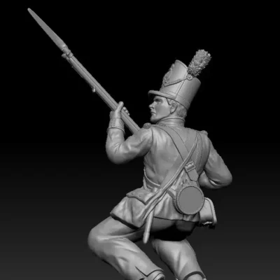 Coldstream Guards 1815 - Crouching for cover no backpack