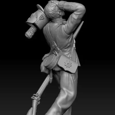 Coldstream Guards 1815 - Hit in head no backpack