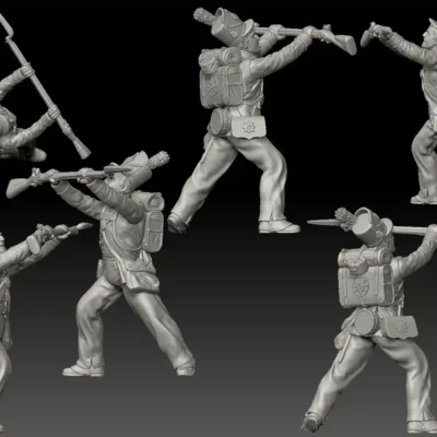 Coldstream Guards 1815 - Parrying with rifle